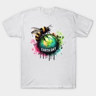 Save The Bees Earth Day Save The Earth T-Shirt